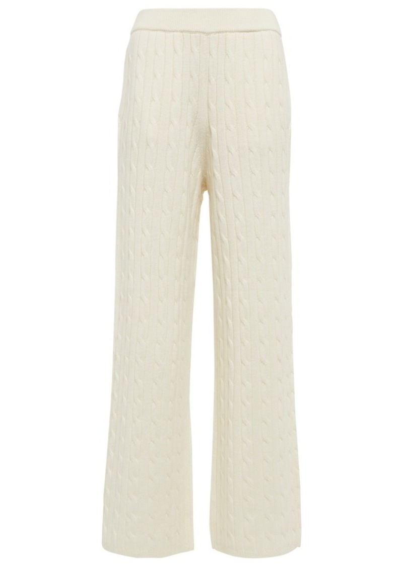 Ralph Lauren: Polo Polo Ralph Lauren Cable-knit wool and cashmere pants