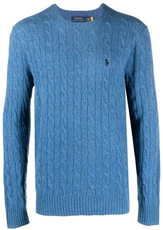 Ralph Lauren Polo cable-knit wool-blend jumper