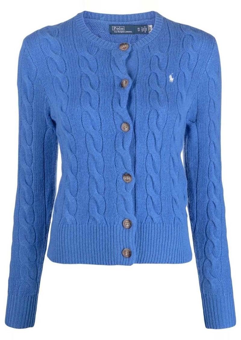Ralph Lauren: Polo cable-knit wool-cashmere cardigan