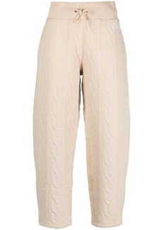 Ralph Lauren: Polo cable-quilted jersey trousers