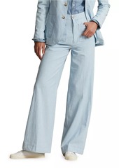 Ralph Lauren: Polo Chambray Wide-Leg Pants