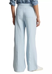 Ralph Lauren: Polo Chambray Wide-Leg Pants