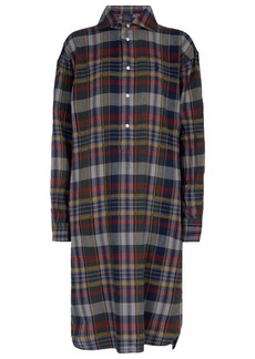 Ralph Lauren: Polo Checked cotton midi dress