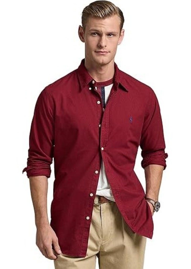 Ralph Lauren Polo Classic Fit Garment-Dyed Oxford Shirt