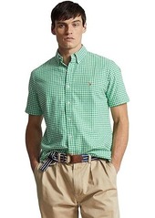 Ralph Lauren Polo Classic Fit Gingham Oxford Short Sleeve Shirt