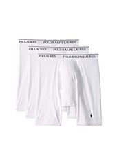 Ralph Lauren Polo Classic Fit w/ Wicking 3-Pack Long Leg Boxer Briefs