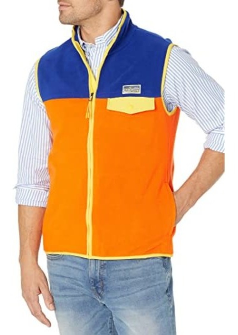 Ralph Lauren Polo Color-Blocked Brushed Fleece Vest