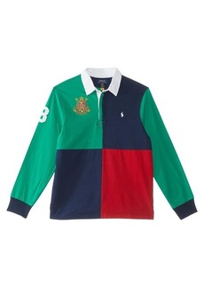 Ralph Lauren: Polo Color-Blocked Cotton Jersey Rugby Shirt (Big Kids)