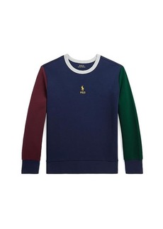 Ralph Lauren: Polo Color-Blocked Double-Knit Sweatshirt (Big Kids)