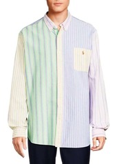 Ralph Lauren Polo Colorblock Stiped Shirt