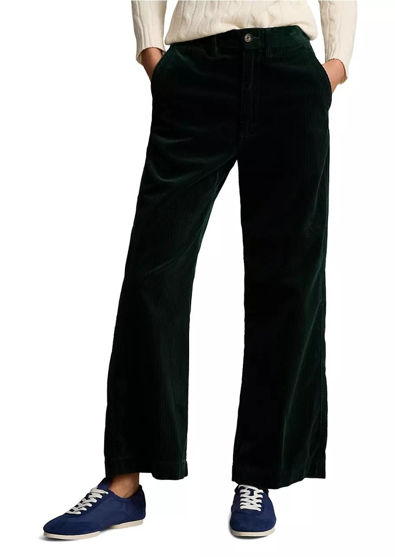 Ralph Lauren: Polo Corduroy Wide-Leg Crop Pants