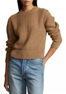 Ralph Lauren: Polo Cotton-Blend Crewneck Sweater