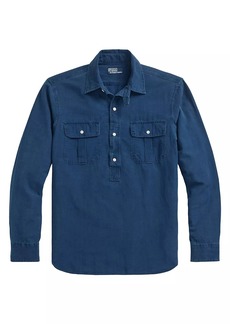 Ralph Lauren Polo Cotton Button-Front Shirt