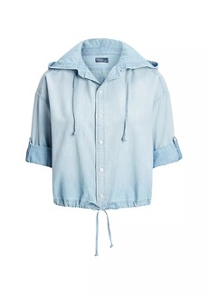 Ralph Lauren: Polo Cotton Chambray Drawstring Shirt