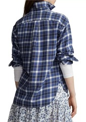 Ralph Lauren: Polo Cotton Plaid Buttoned Shirt