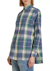 Ralph Lauren: Polo Cotton Plaid Oversized Shirt