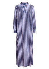 Ralph Lauren: Polo Cotton Striped Maxi Dress