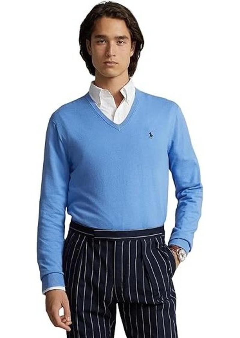 Ralph Lauren Polo Cotton V-Neck Sweater