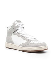 Ralph Lauren Polo Court hi-top suede sneakers