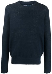 Ralph Lauren Polo crew-neck knitted linen jumper