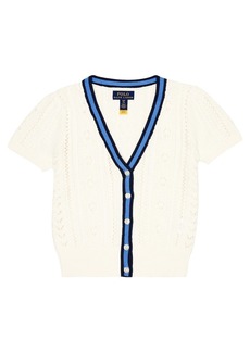 Ralph Lauren: Polo Polo Ralph Lauren Kids Cricket cable-knit cotton cardigan