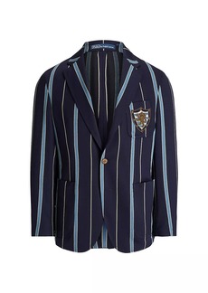 Ralph Lauren Polo Cricket Striped Wool Two-Button Sport Coat