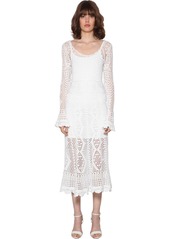 Ralph Lauren: Polo Crochet Cotton Midi Dress