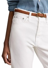 Ralph Lauren: Polo Crop High-Rise Relaxed Straight Jeans