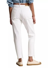 Ralph Lauren: Polo Crop High-Rise Relaxed Straight Jeans