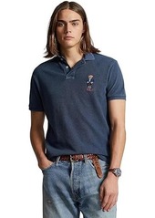 Ralph Lauren Polo Custom Slim Polo Bear Mesh Polo Shirt