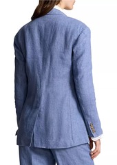 Ralph Lauren: Polo Delave Double-Breasted Linen Blazer