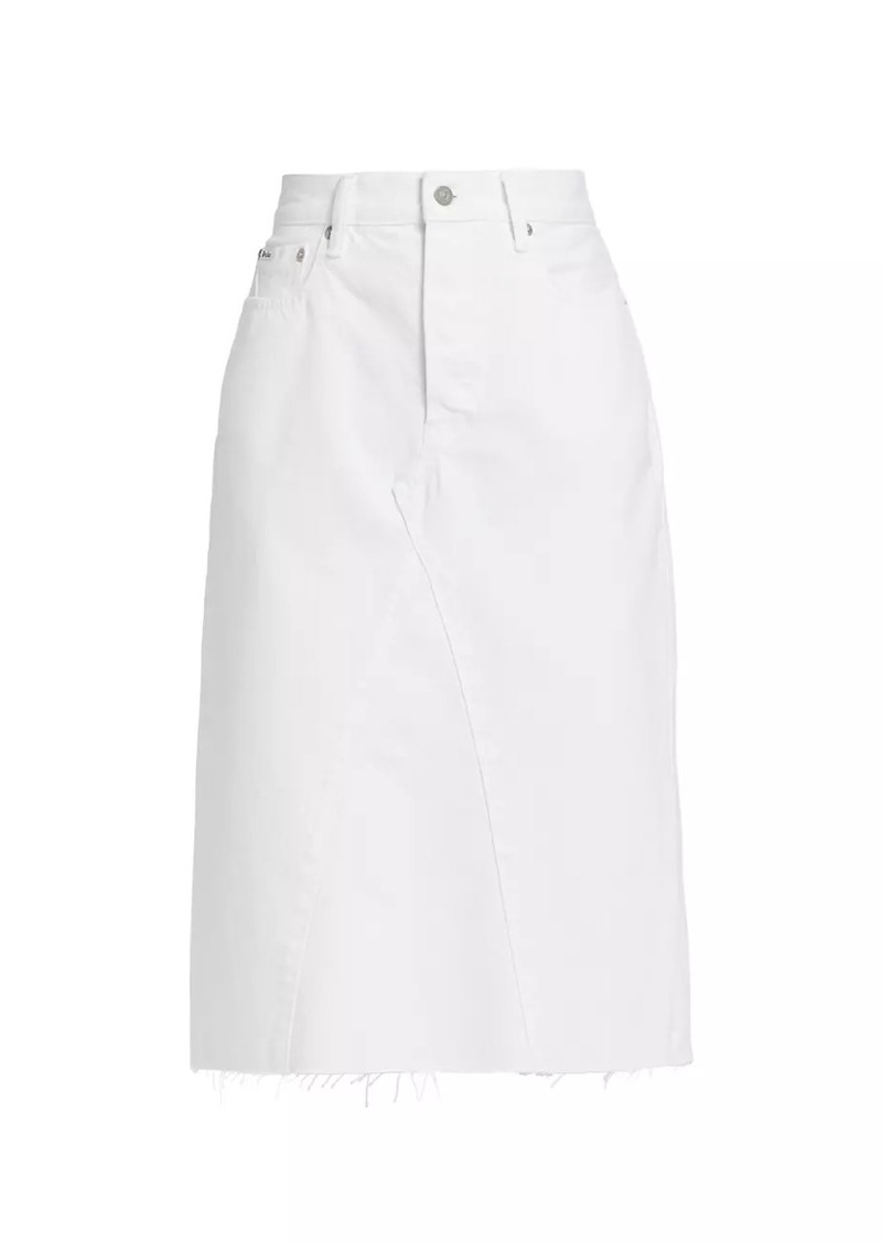 Ralph Lauren: Polo Denim Five-Pocket Midi-Skirt