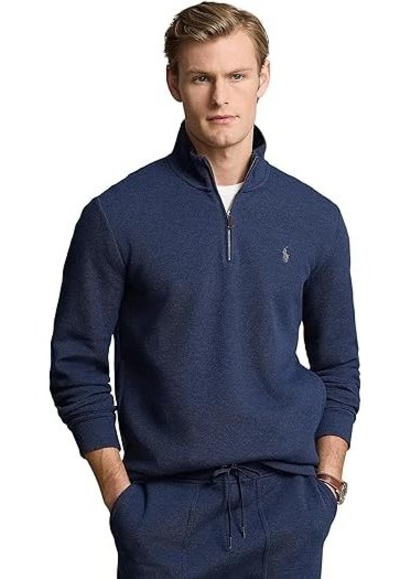 Ralph Lauren Polo Double-Knit Mesh 1/4 Zip Pullover