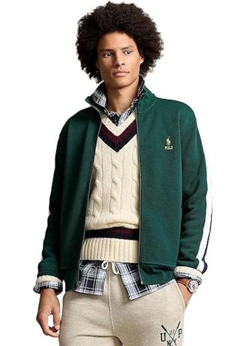 Ralph Lauren Polo Double-Knit Mesh Track Jacket