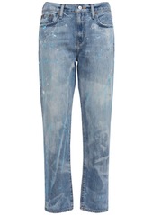 Ralph Lauren: Polo Dyed Boyfriend Cotton Straight Jeans