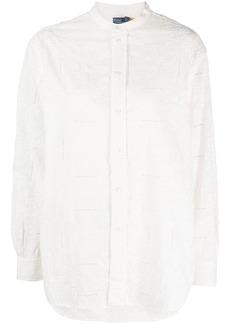 Ralph Lauren: Polo embroidered cotton voile shirt
