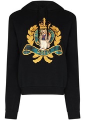 Ralph Lauren: Polo embroidered crest logo hoodie