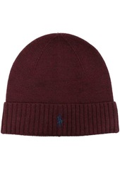 Ralph Lauren Polo embroidered logo beanie