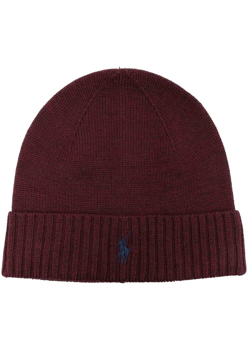 Ralph Lauren Polo embroidered logo beanie