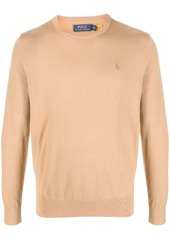 Ralph Lauren Polo embroidered-logo cotton-cashmere blend jumper