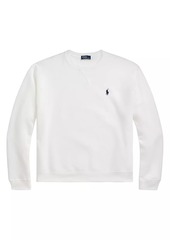 Ralph Lauren: Polo Embroidered Logo Fleece Crewneck Sweatshirt