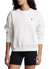 Ralph Lauren: Polo Embroidered Logo Fleece Crewneck Sweatshirt