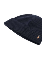 Ralph Lauren Polo embroidered-logo ribbed-knit hat