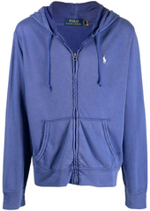Ralph Lauren Polo embroidered-logo zip-up hoodie