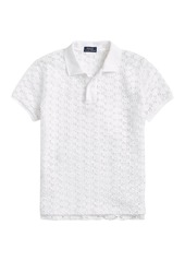 Ralph Lauren: Polo Eyelet Cotton Polo Shirt