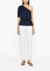 Ralph Lauren: Polo one-shoulder broderie anglaise top
