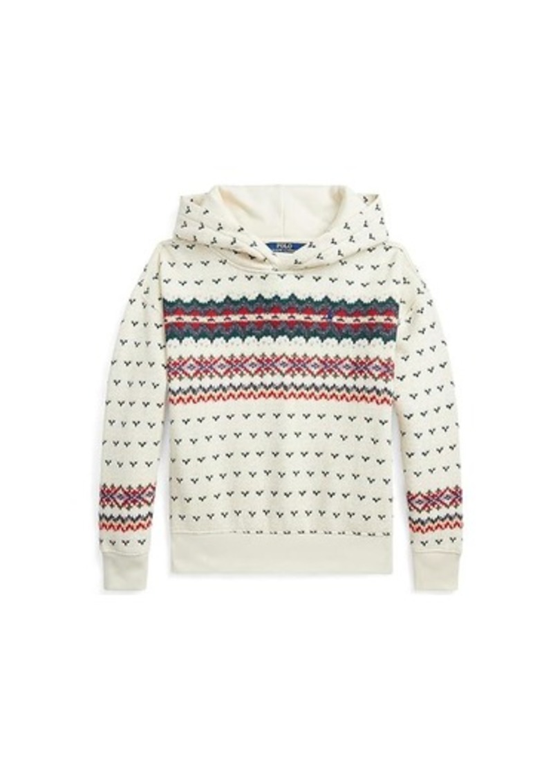 Ralph Lauren: Polo Fair Isle Fleece Hoodie (Big Kids)