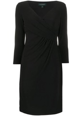 Ralph Lauren fitted wrap-style cocktail dress
