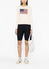 Ralph Lauren: Polo flag-intarsia cotton jumper