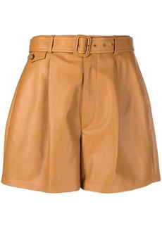 Ralph Lauren: Polo flared leather shorts